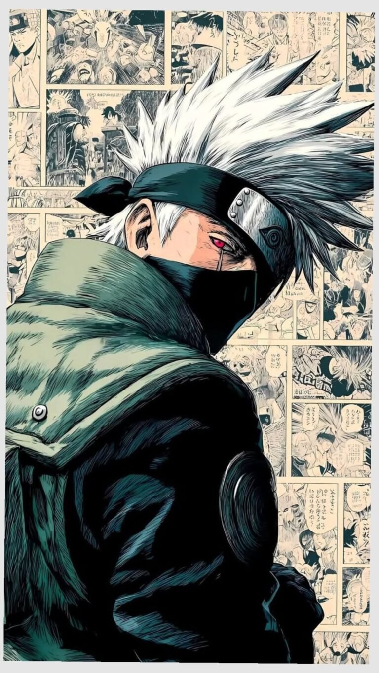 Kakashi Hatake Manga Collage Wallpaper
